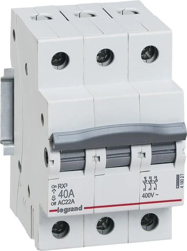 Sectionneur 40A Legrand RX3 3P - Commande Modulaire Haute Performance