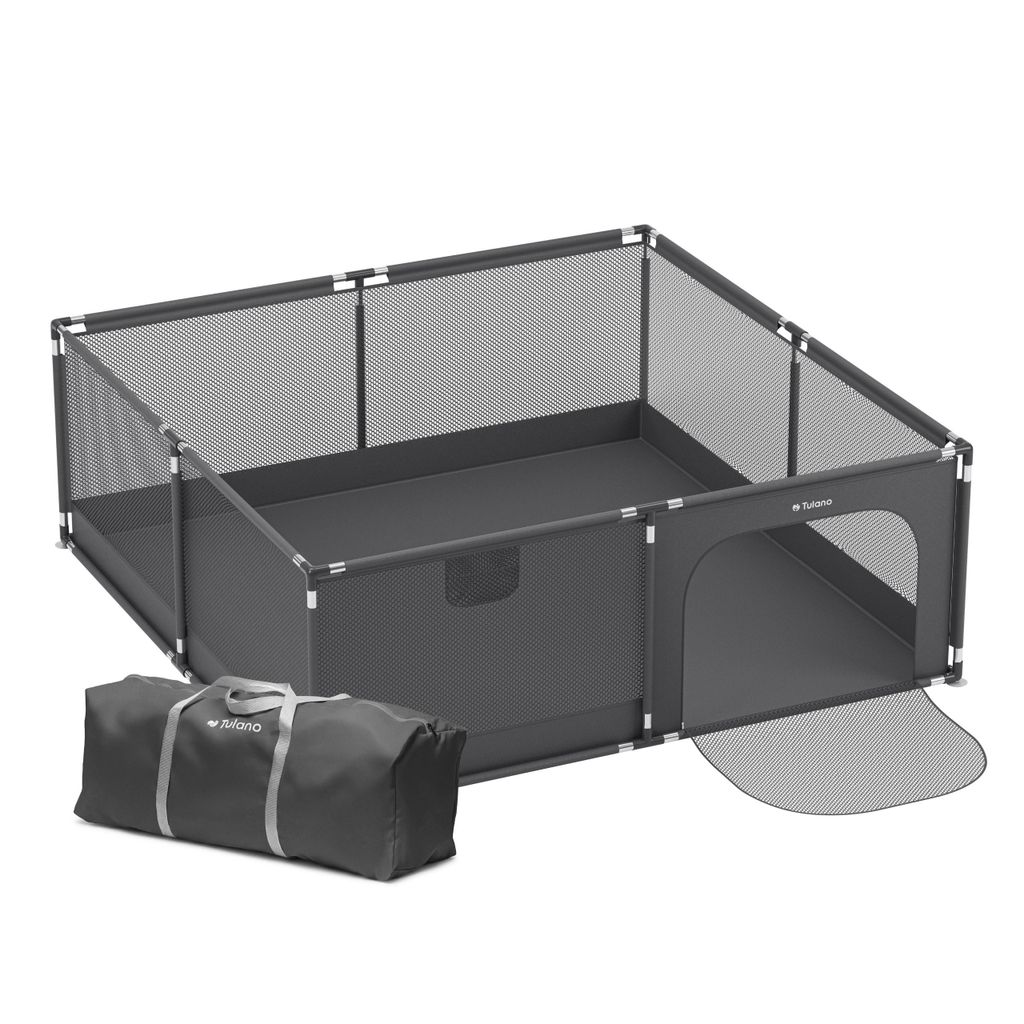Laufstall Baby 180x200 cm Krabbelgitter für Kleinkinder Produktbild 