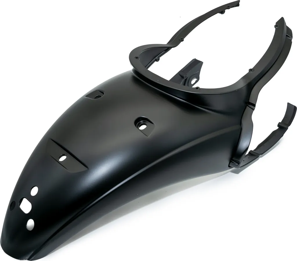 Pièce carrosserie Piaggio : Carénage arrière Noir pour rénovation Easy