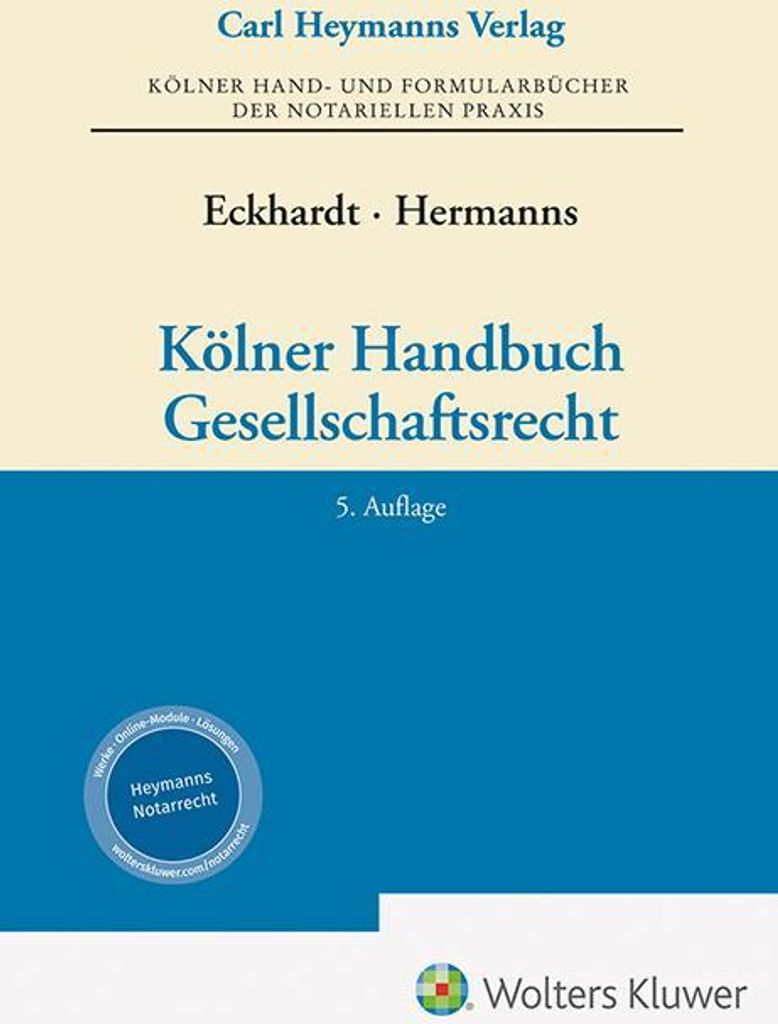 Kölner Handbuch Gesellschaftsrecht