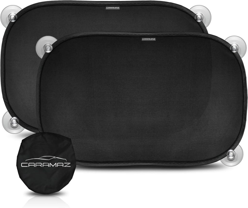 CARAMAZ Auto-Sonnenschutz 51x31 cm mit Saugnäpfen & Produktbild 
