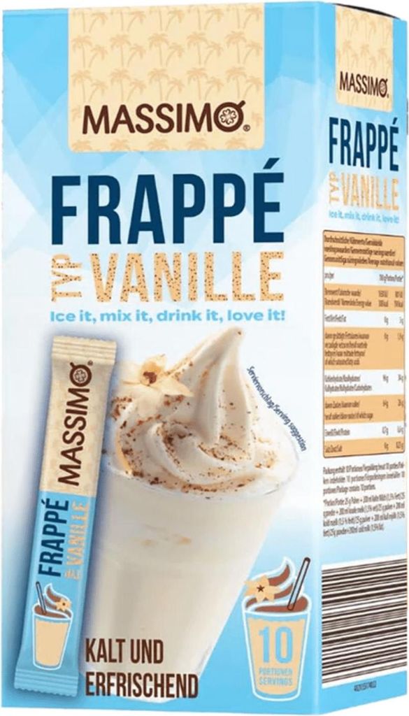 MASSIMO Frappé Vanille 16 x 250g pack avantageux (160 Image du produit 