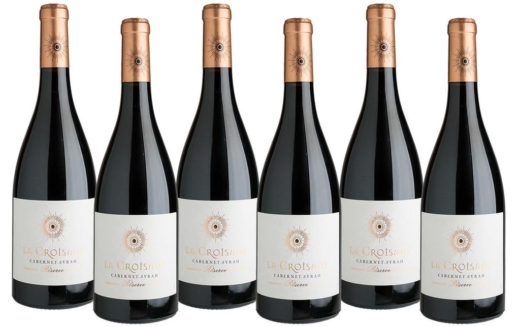 La Croisade Réserve Cabernet-Syrah 2024 Rotwein Weinpaket Produktbild 