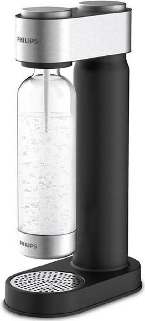 A studio shot of a Philips soda maker.