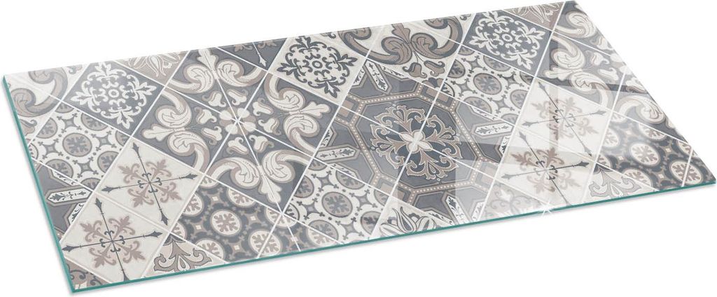 Funkenschutzplatte – Glasbodenplatte für Kaminofen – Kaminunterlage aus Glas – 125x50 cm – Feuerfeste Ofenbodenplatte – Hitzebeständige...