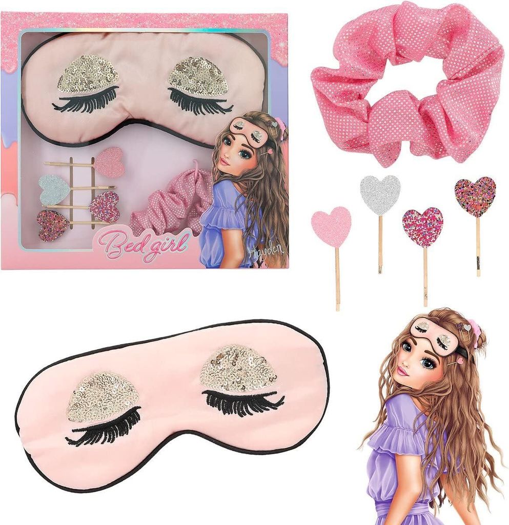 Depesche 12345 - TOPModel Schlafmaske 1 Set BEAUTY and ME - Geschenke fuer Maedchen