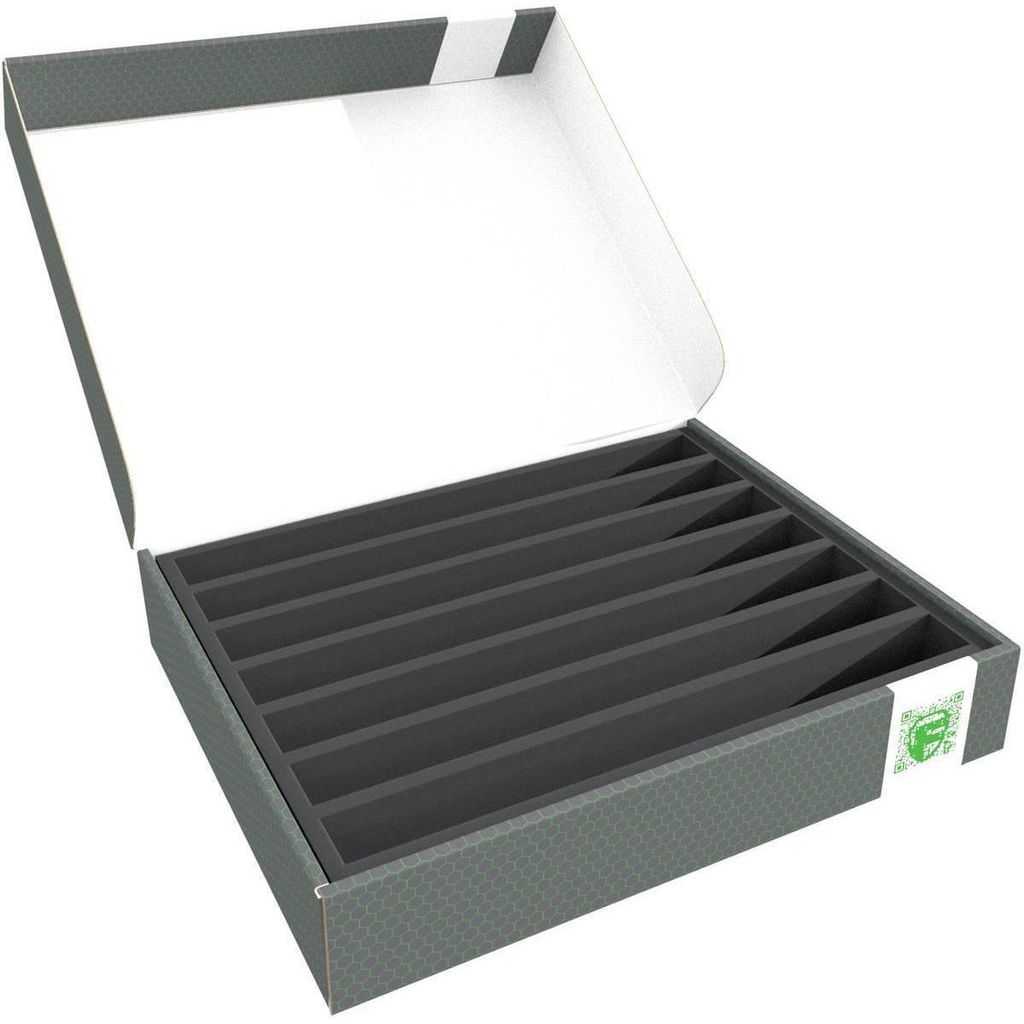 Scatola portaoggetti FSLB055 TT con inserto in schiuma per Immagine del prodotto 