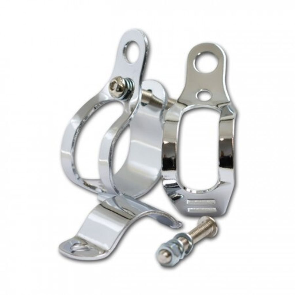 Blinkerhalter-Set chrom Ø Gabel 30-45mm Obrázek produktu 