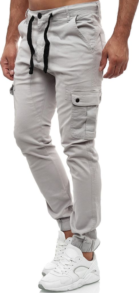 Tazzio Herren Cargohose Regular Fit 18525 Grau W34