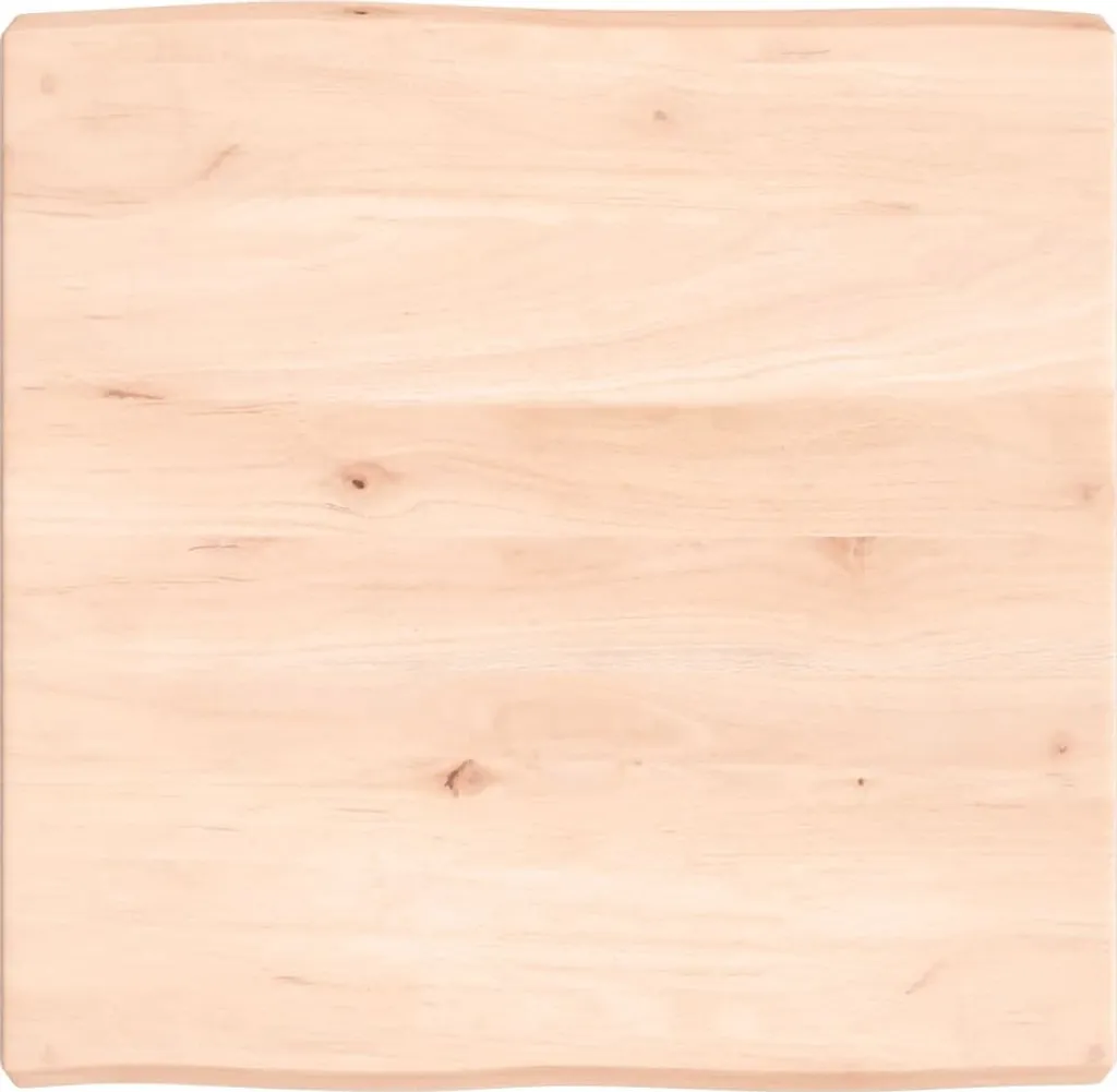 SYFAX™ Top Tavolo Rovere 60x60cm | Legno Naturale Bordi Irregolari