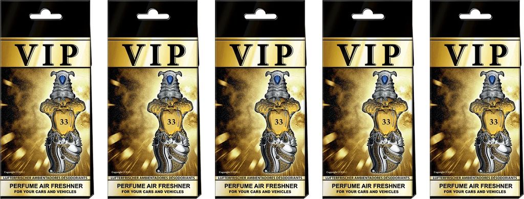 5x Auto Duft VIP-33, Lufterfrischer Auto,Duftbaum auto,Auto zubehör,Duftspender