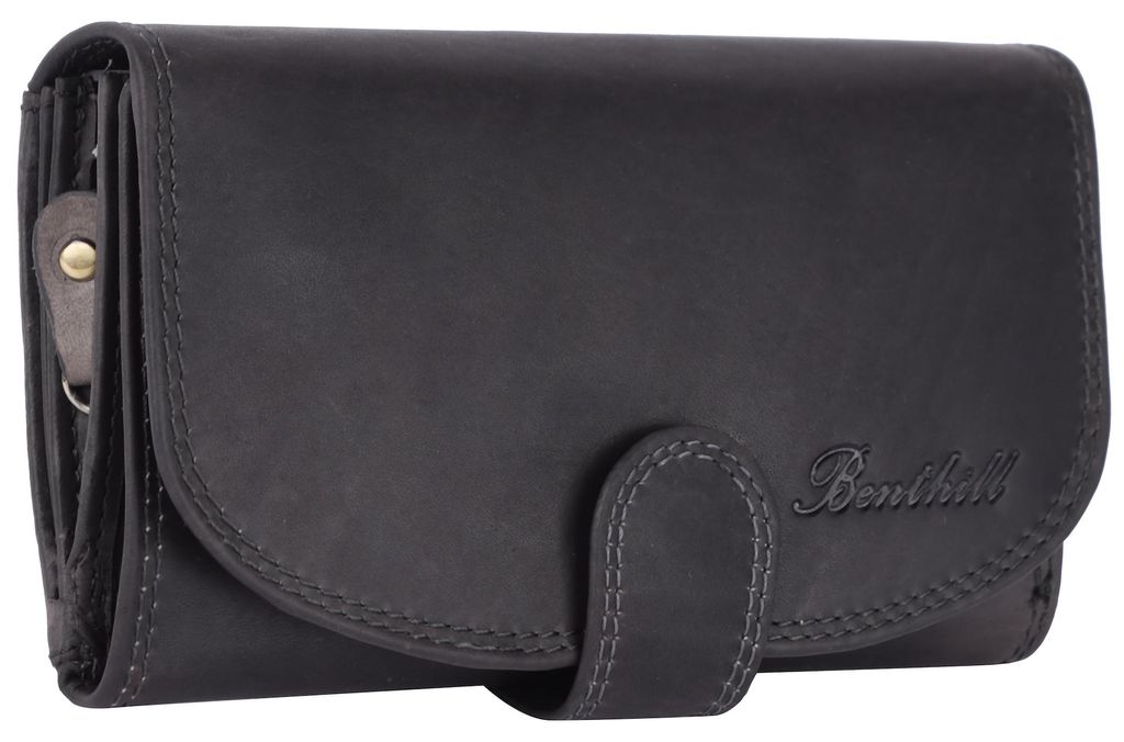 Benthill Damen Geldbörse Echt Leder - Portemonnaie mit RFID Produktbild 
