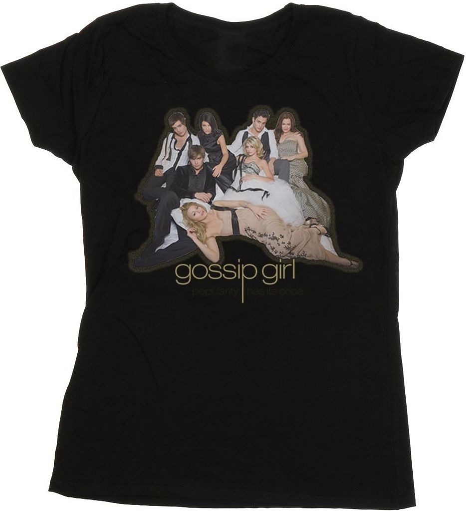 Gossip Girl - T-Shirt für Damen BI22907 (XXL) (Schwarz) Produktbild 
