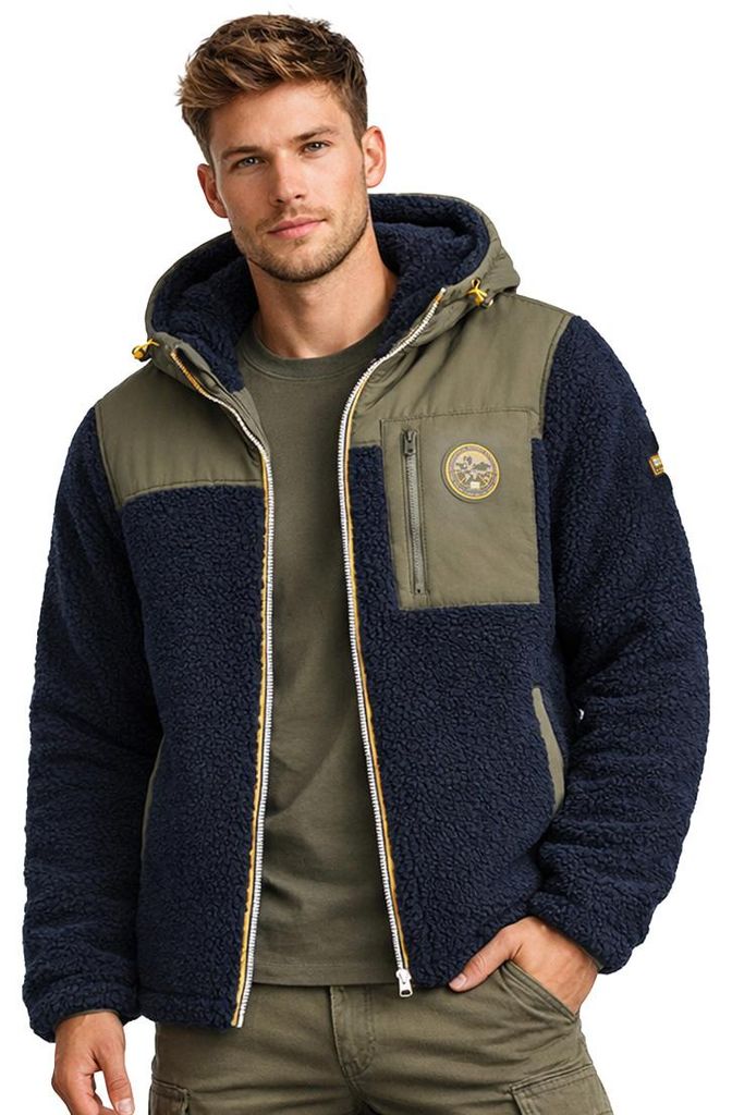 Geographical Norway WZ8006H/GN-Navy Herren-Fleecepullover Produktbild 