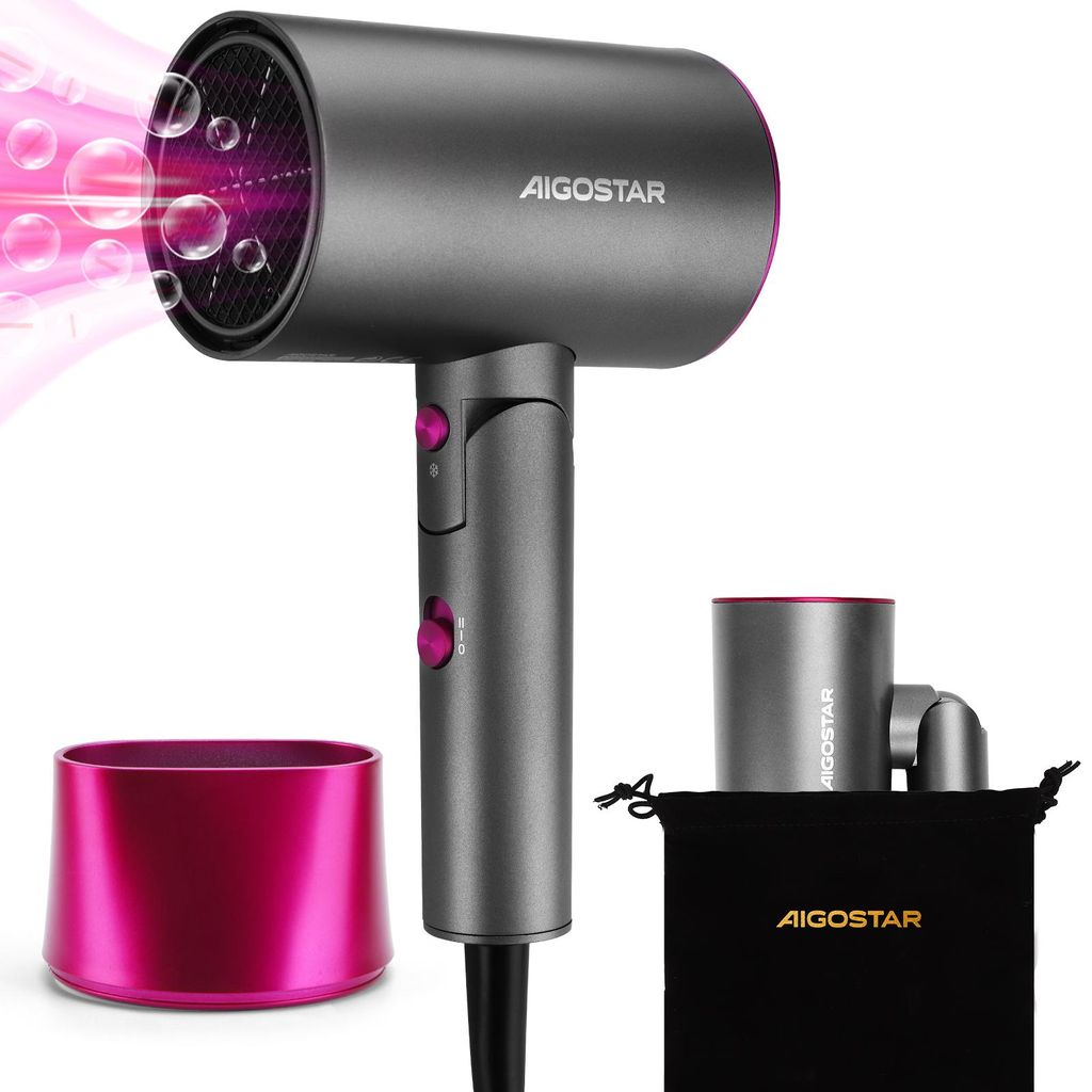 Aigostar - Haartrockner Klappgriff, 3 Temperaturen/2 Produktbild 