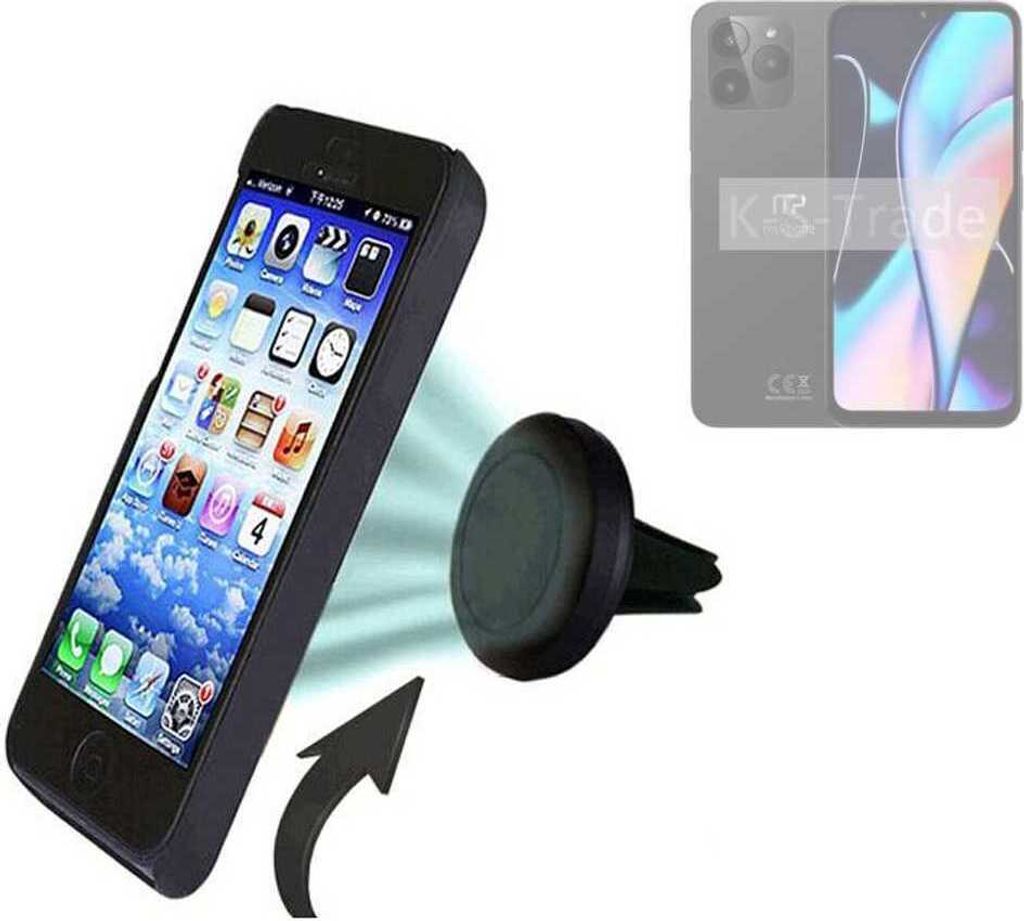 K-S-Trade Kompatibel mit MyPhone N23 5G Auto Handy Halterung KFZ Halter Lüftungsgitterhalterung Air Vent mount Smartphone Halter