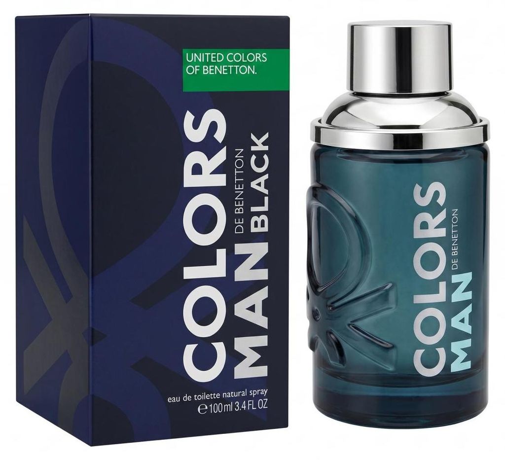 Parfum pour homme Colors Black Benetton EDT (100 ml) (100 Image du produit 