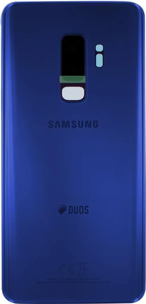 Protège-batterie Samsung G965F Galaxy S9 Plus - Vitre Arrière Bleue