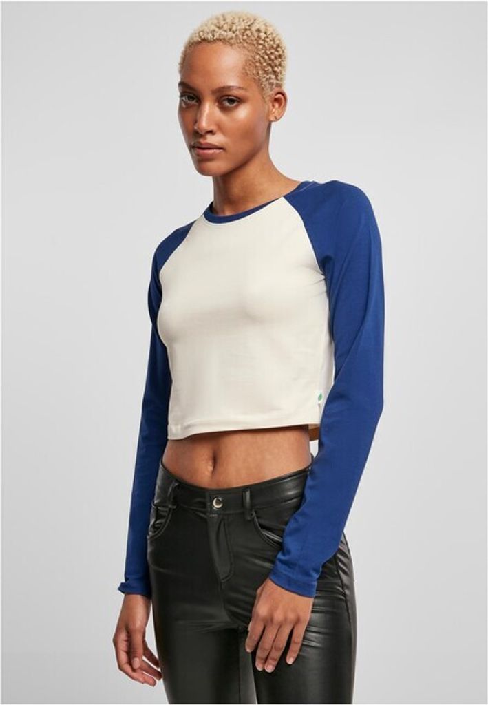 Urban Classics Ladies - Retro Baseball Longsleeve beige - XS