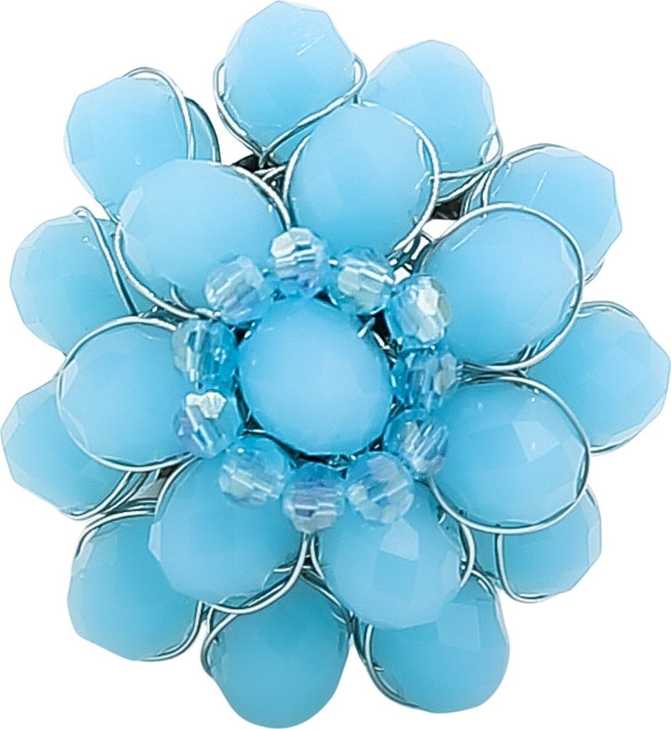 Ring Blütenwunder verstellbarer XL Blumen Ring von collezione alessandro