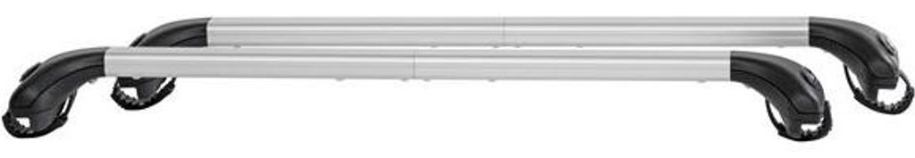 Menabo Ariete High | Dachträger Opel - Antara 2006-2018 - Aluminium - Länge 105 cm - Tragkraft 75 kg - 2er-Pack
