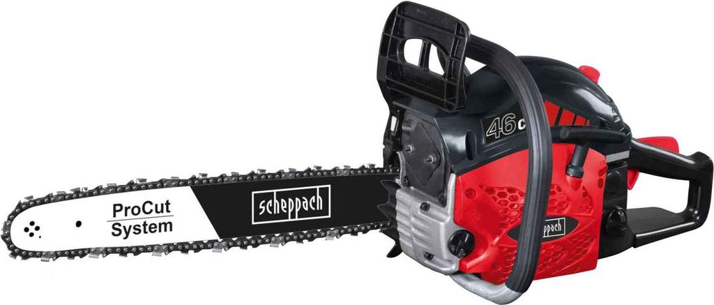 Scheppach Benzin Kettensäge 2,45 PS Motorsäge 45cm mit Produktbild 