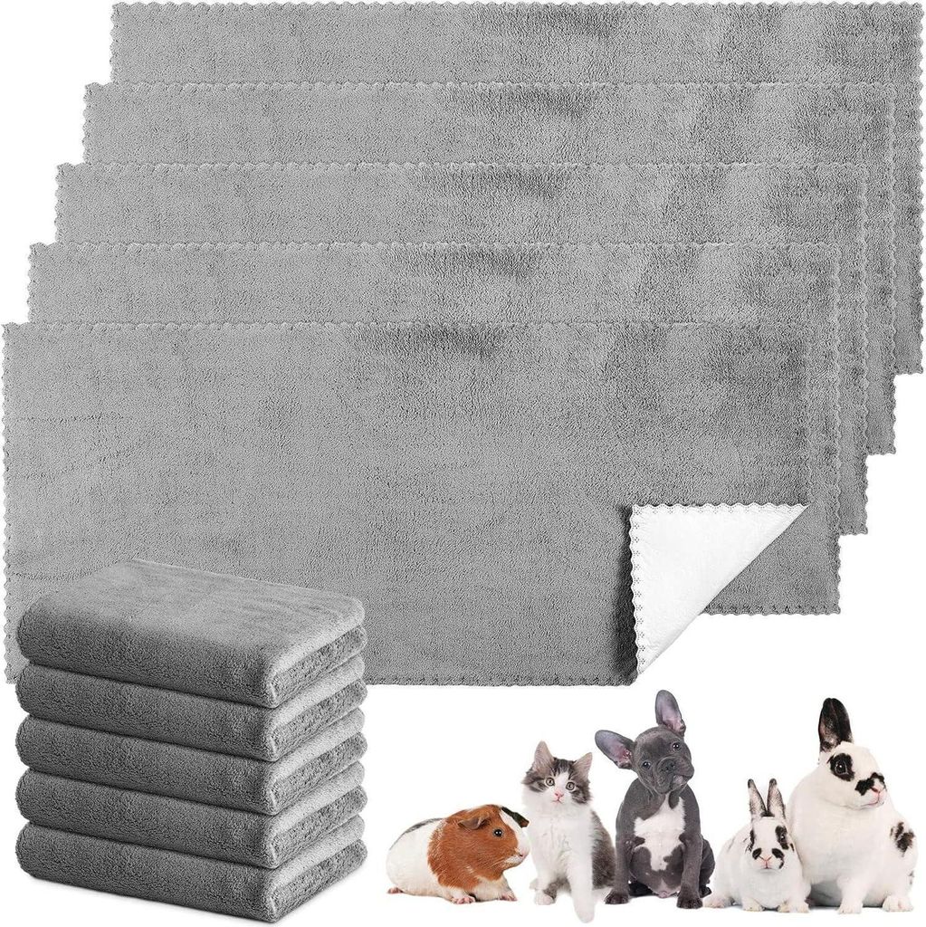 balenie 10 nepremokavých prikrývok pre morčatá sivé 13 x 30 Obrázok produktu 