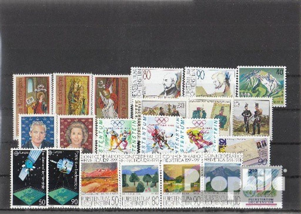 Briefmarken Liechtenstein 1991 1991 postfrisch Produktbild 