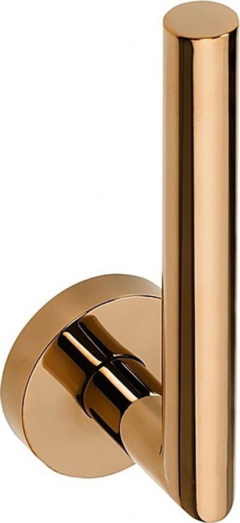 BORAL Reservepapierrollenhalter Messing Gold Kupfer poliert 55x165x65 mm für Bad & WC >> zum Bohren oder Kleben