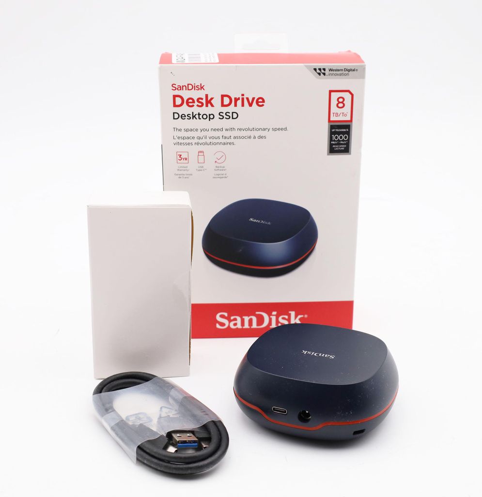 SanDisk Desk Drive 8TB, SSD, (USB-C 3.2 Gen 2 (10 Gbit/s))