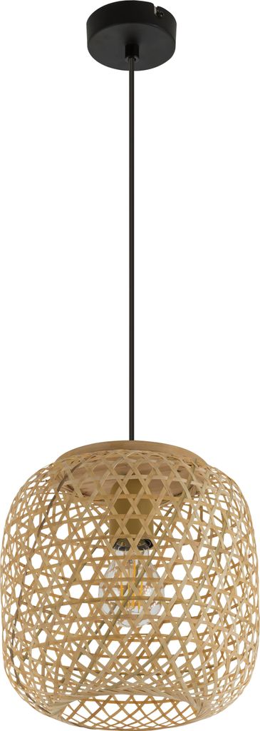 Globo Lighting Hängeleuchte Bambus naturfarben, 1x E27 Produktbild 