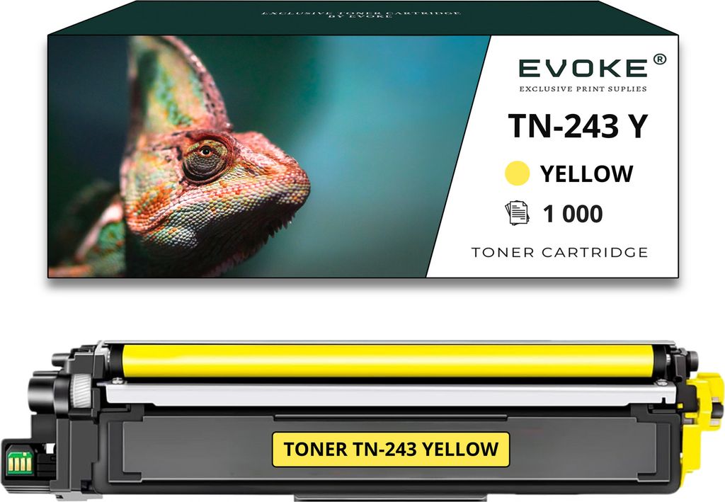 Toner für Brother TN243Y-243Y TN243Y Gelb (yellow) | Ersatz für DCP-L3510CDW DCP-L3550CDW HL-L3270 MFC-L3770CDW