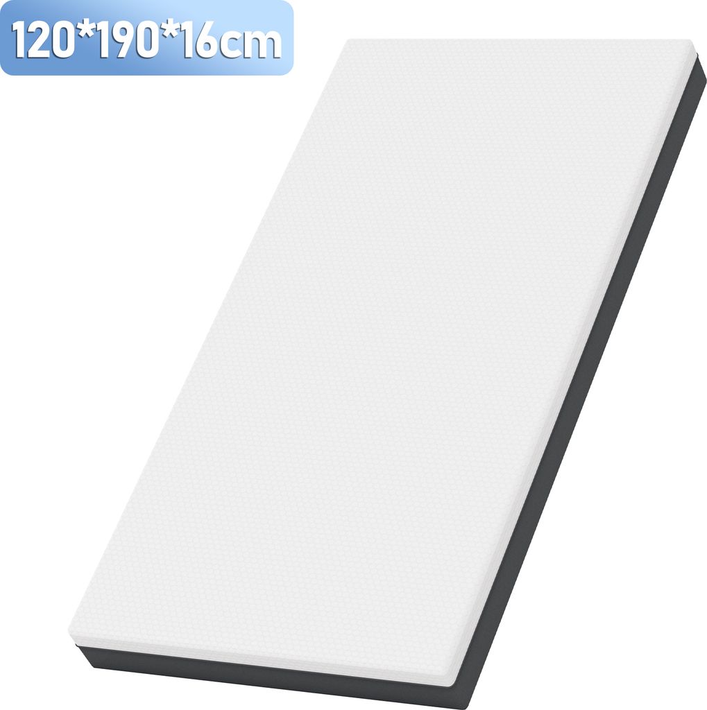 Hengda Matratze Premium Ergonomische Kaltschaummatratze 120x190x16 cm saugstark hohe Atmungsaktivität H3 Abbau von körperlichem Stress