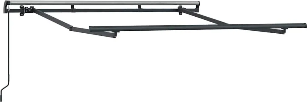 Cadre de store banne 2,5 x 2 m en métal anthracite pour toile d'ombrage