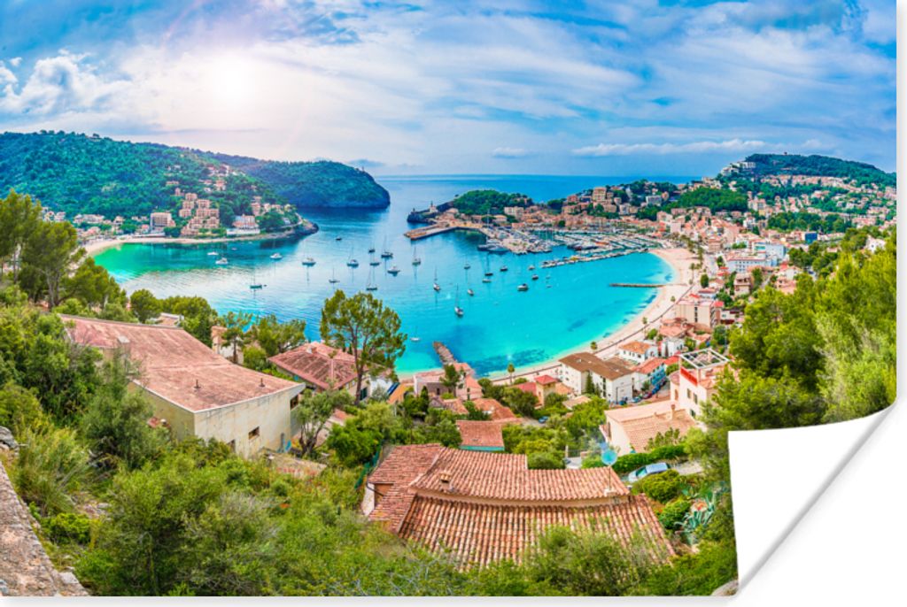 MuchoWow Poster Strand - Meer - Mallorca - Spanien 90x60 cm - Schlafzimmer