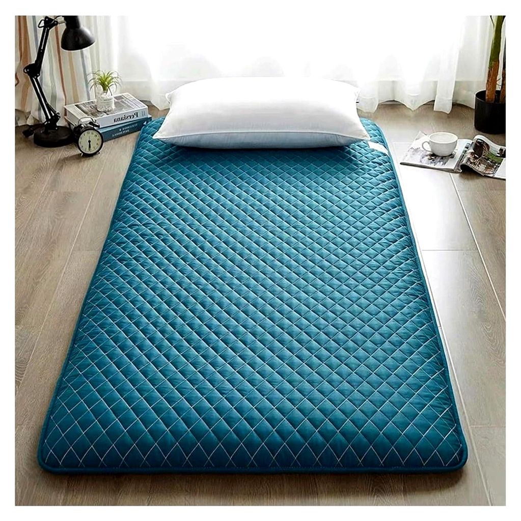 Japanische Futon-Matratze, Memory-Schaum, rollbar, Klappbett, Einzelbett, Doppelbett, 180 x 200 cm, bequeme Isomatte für den Boden