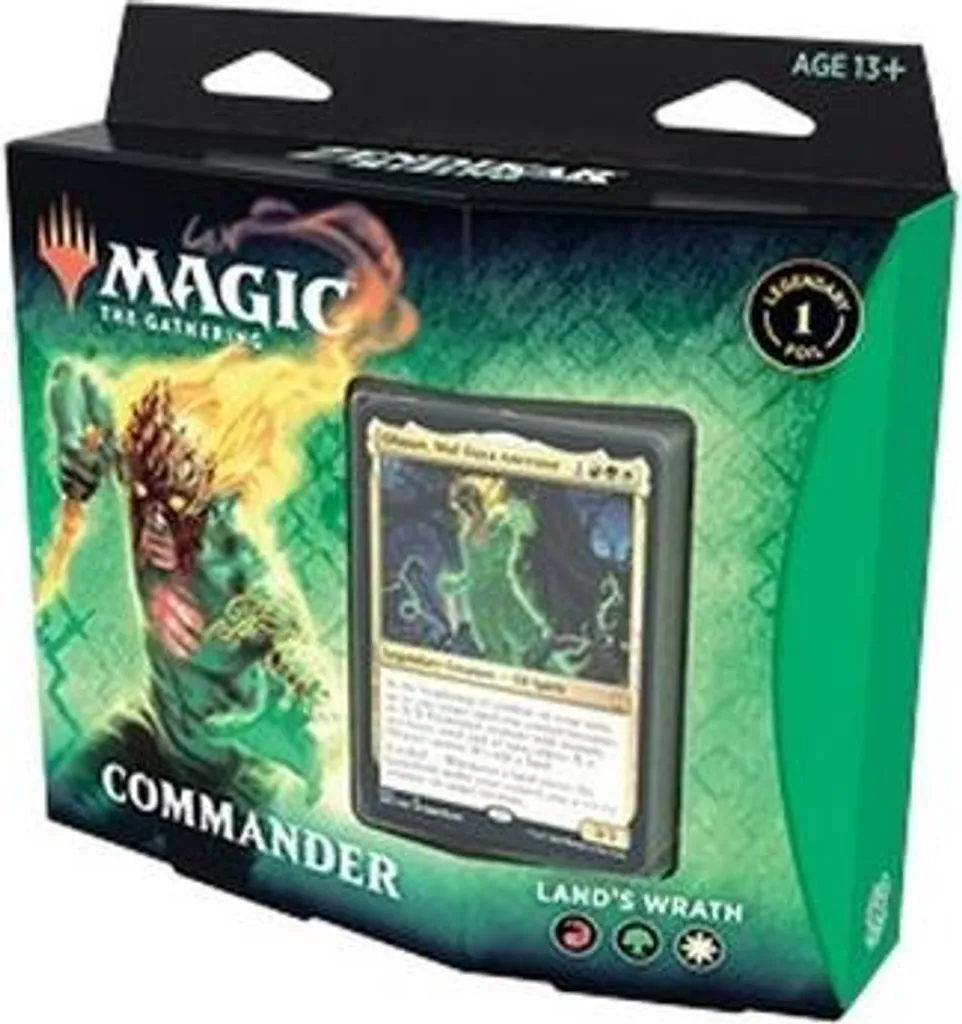 Magic The Gathering Deck Commander Zendikar Rising Lands Wrath MTG