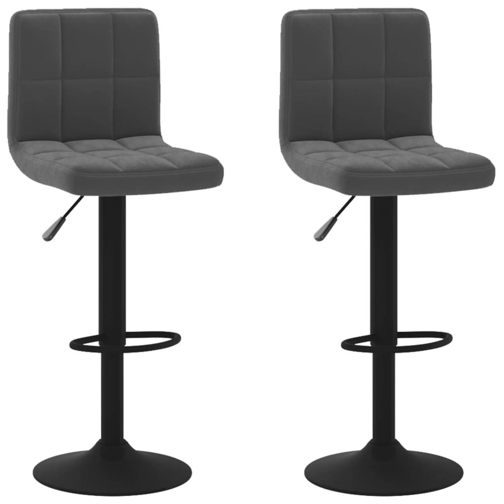 "WINTER SALE"2er Set Barhocker - Tresenhocker - Barstuhl - multifunktional& Moderne - Schwarz Samt - Barstühle klassischem Design NEU7300396