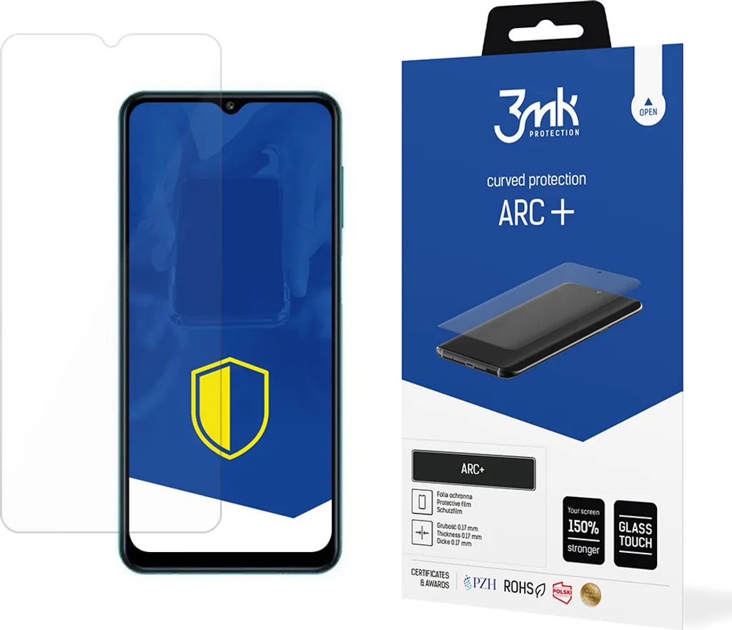 Pellicola Samsung Galaxy F12 3mk Arc+ | Protezione Schermo Curvo