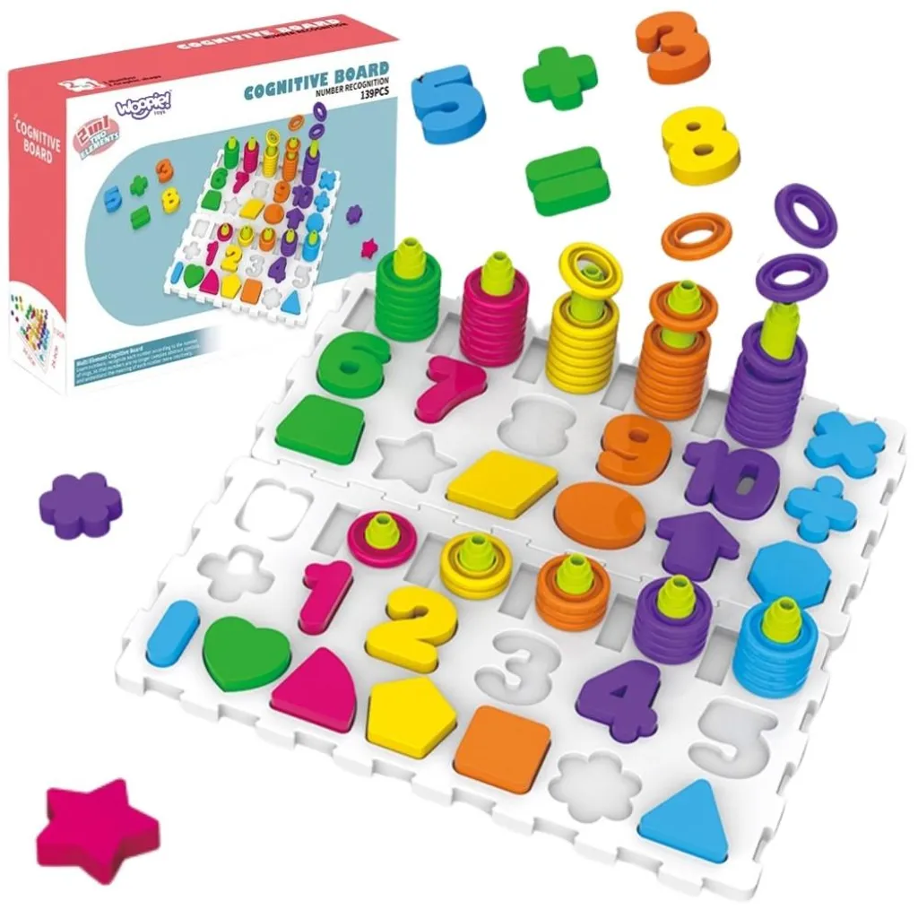 Aider l'Enfant à se Concentrer Puzzle Montessori Sorter Éducatif 139 Pcs