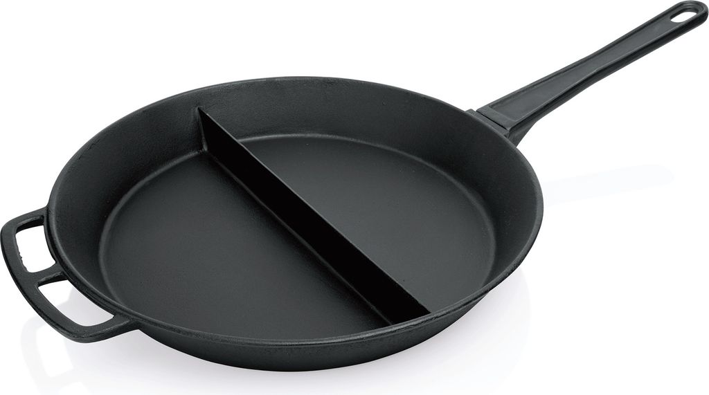 WAS Riesenpfanne Gusseisen Ø 80 cm, abnehmbarer Stilgriff, Produktbild 