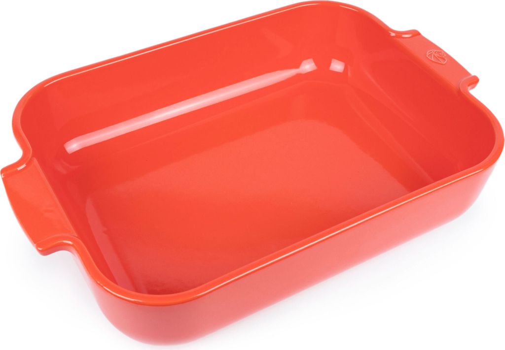 Peugeot rechteckige Auflaufform Appolia Ofenform Keramik Rot 36 cm 61579