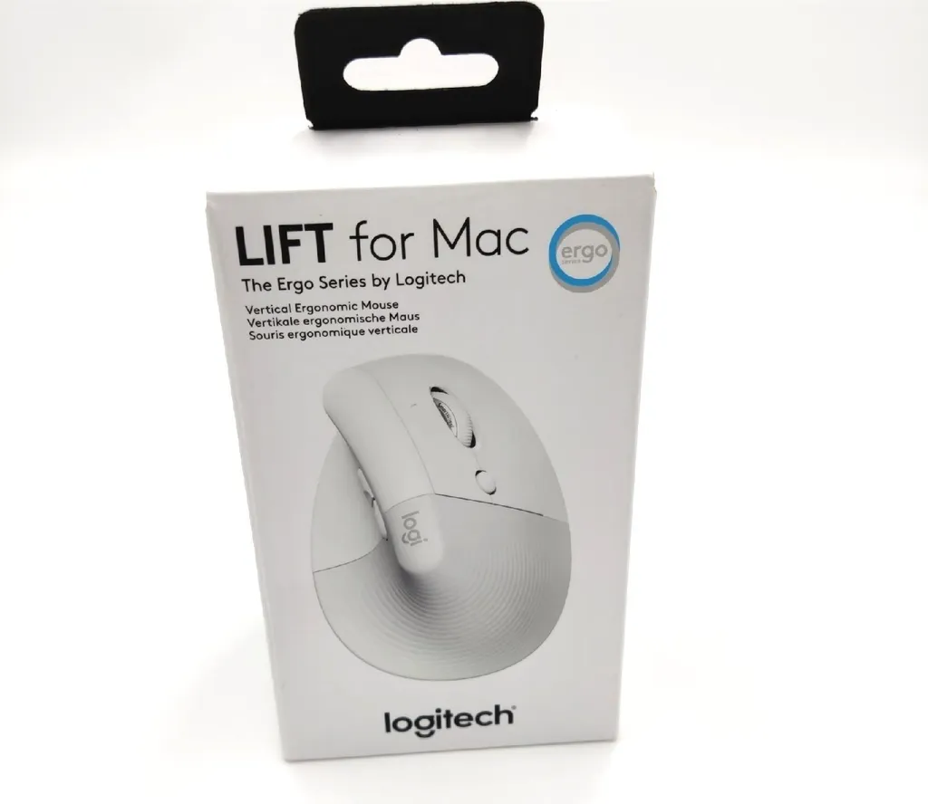 Souris sans Fil Verticale Logitech Lift for Mac pour Télétravail Confort