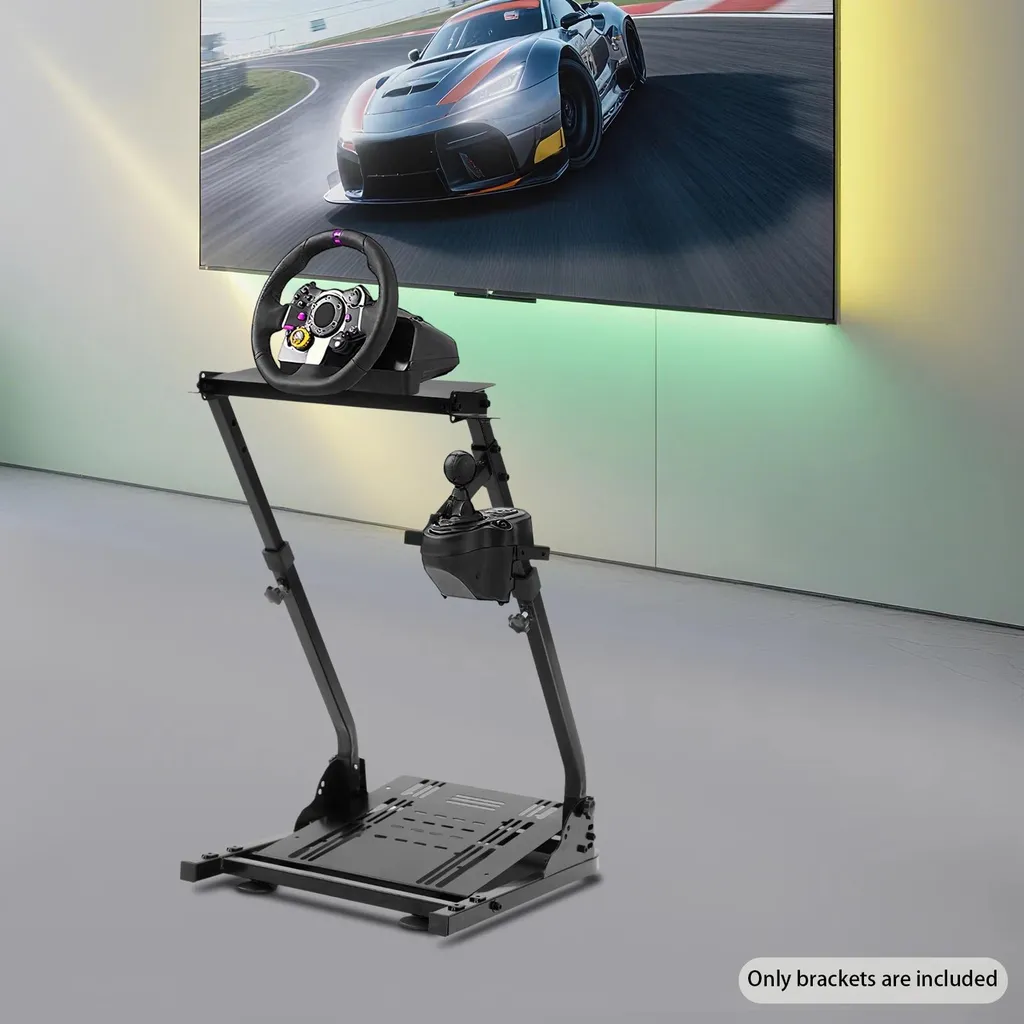 Support pour volant de jeu de course pliable pour simulateur de pilotage - 6