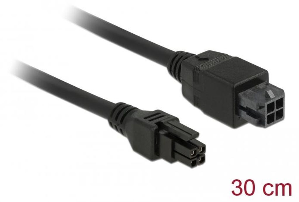 DeLOCK 85377, 0,3 m, Micro-Fit 3.0 4-pin, Micro-Fit 3.0 Produktbild 