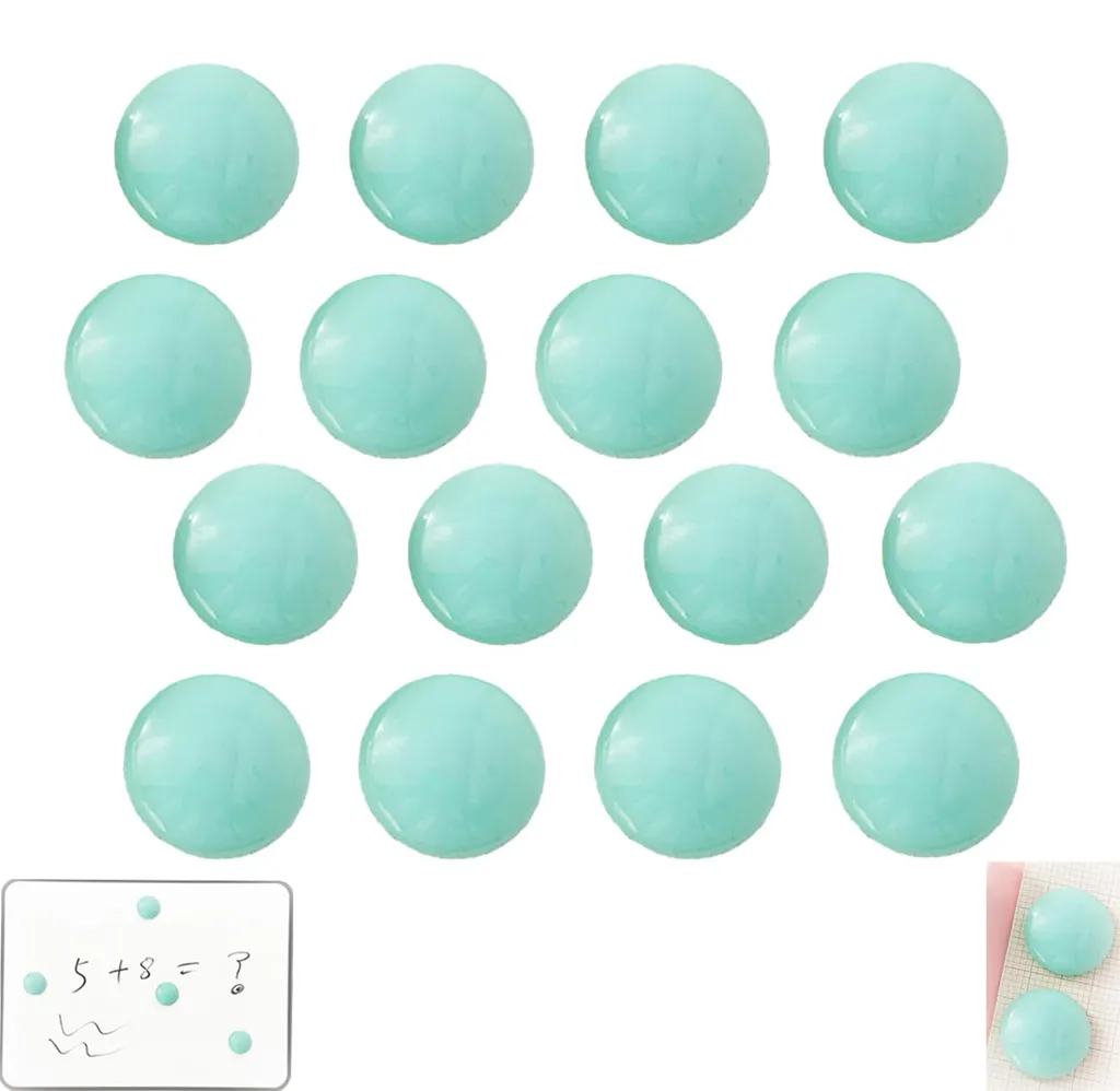 Aimants pour Tableaux Magnétiques - Fixation Photo et Mémo (16 Pcs)