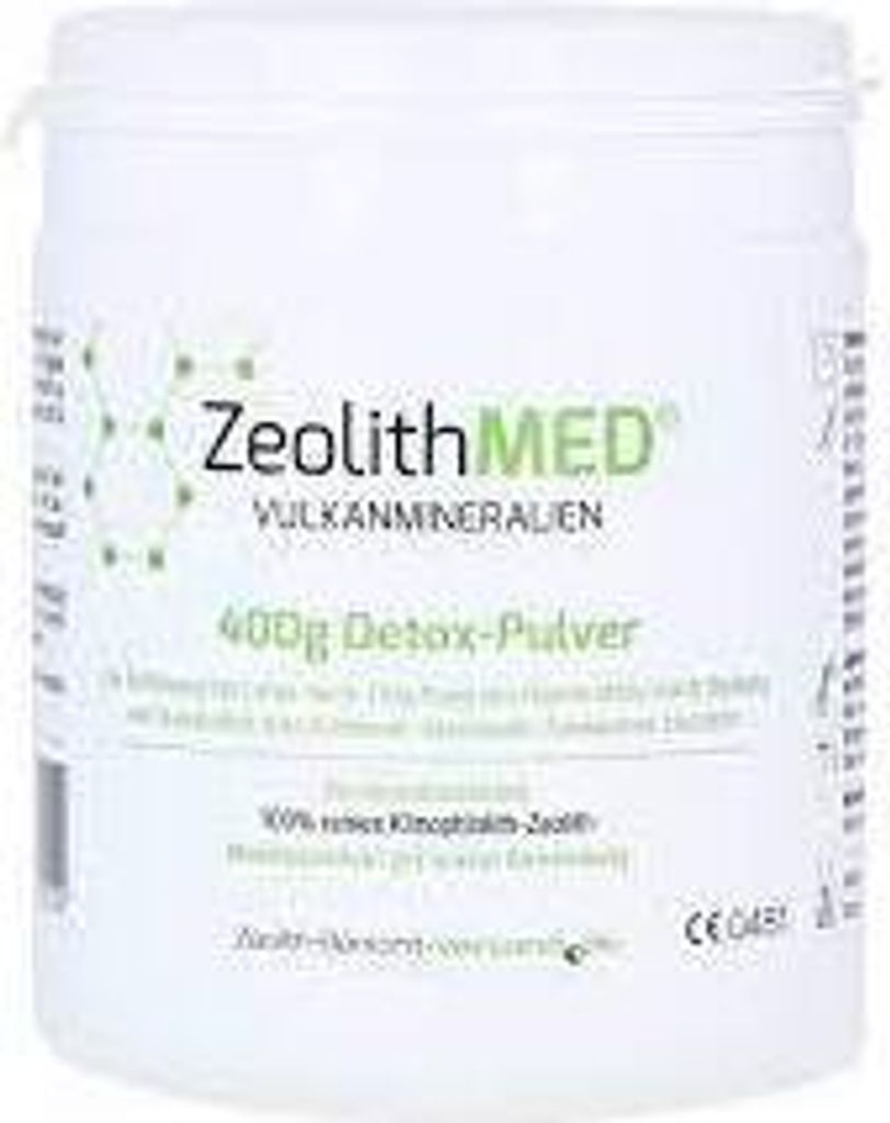 Zeolith MED Detox-Pulver, Entgiftungsgetränk, Flasche, 400 Produktbild 