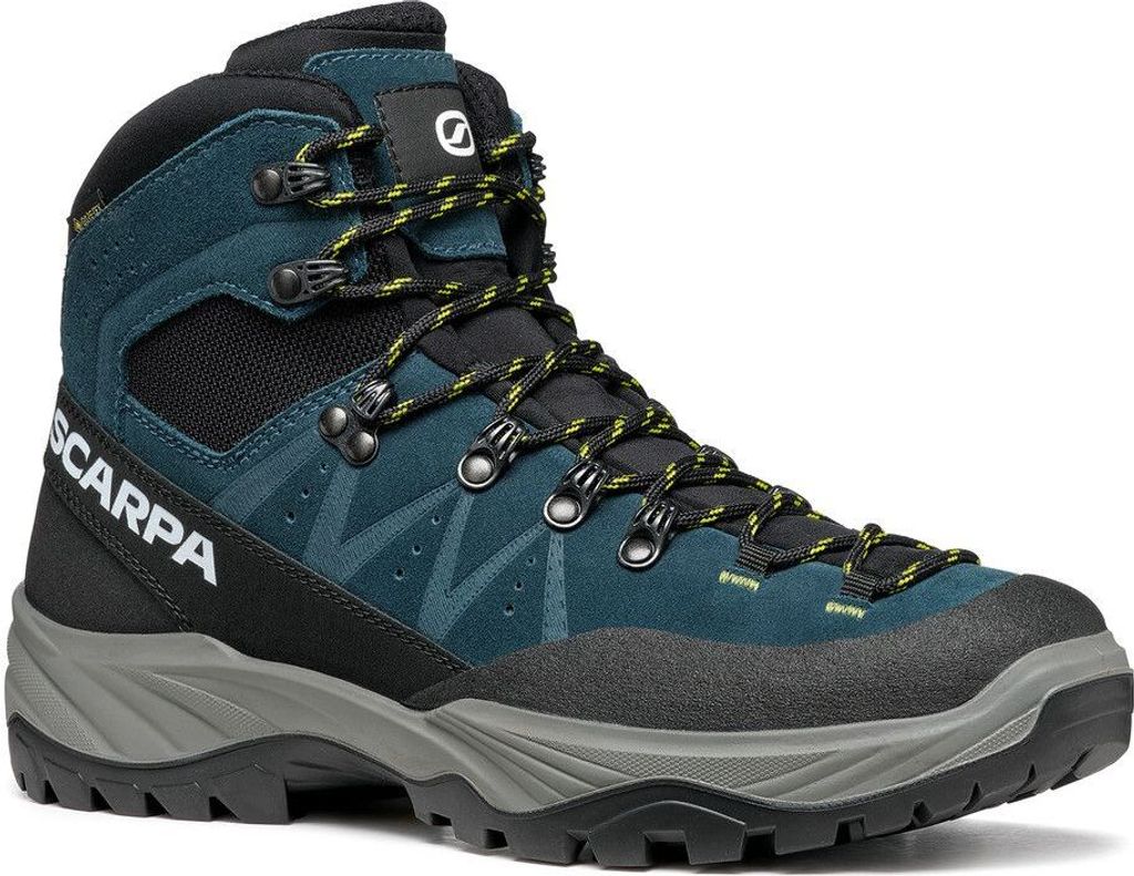 Scarpa Boreas GTX petrol lime Herren Wanderstiefel in Blau, Größe 46