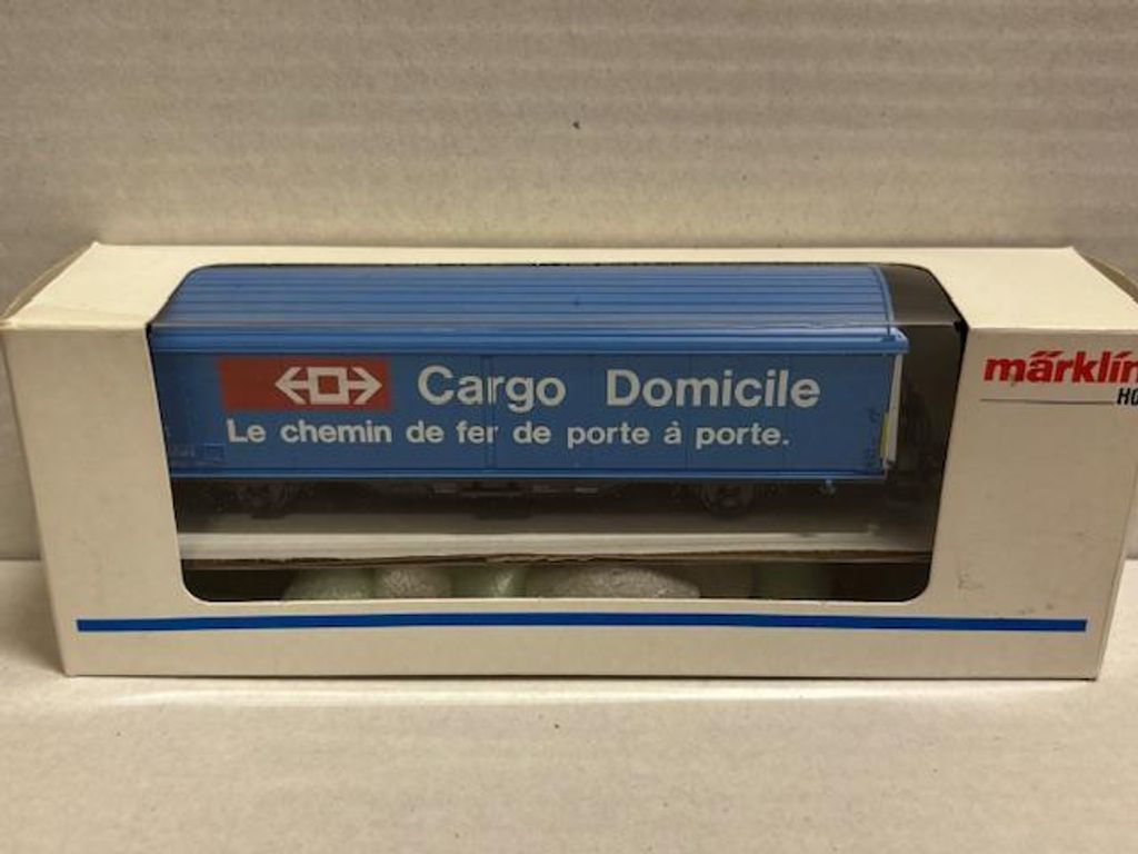 MÄRKLIN H0 Schiebewandwagen Habils SBB Cargo Domicile* 4735