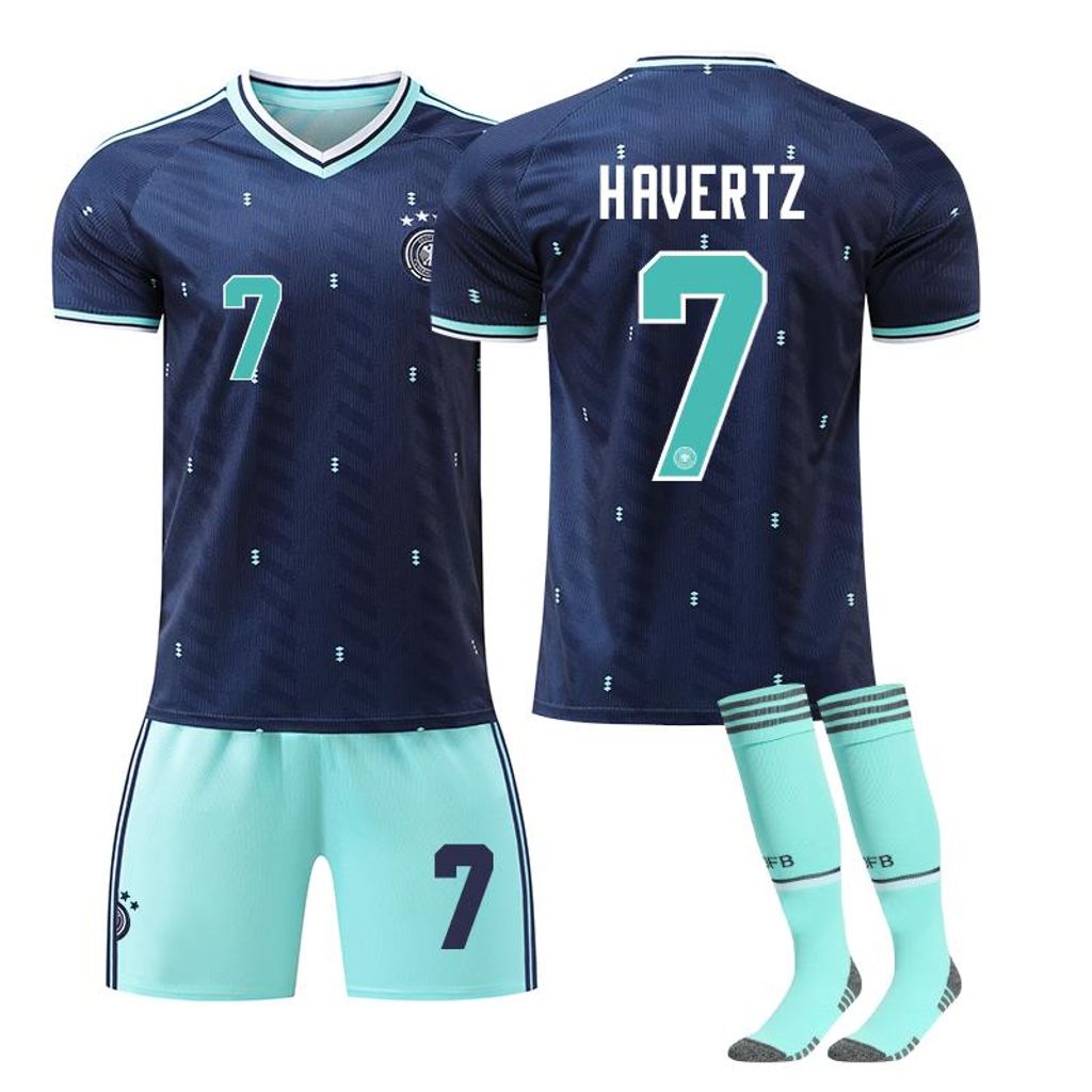 #7 HAVERTZ Germany away game 2026 World Cup football jersey Produktbild 